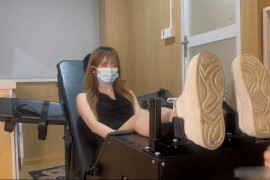 黑衣美女足枷TK - Q368